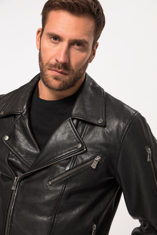 Biker jacket, leather