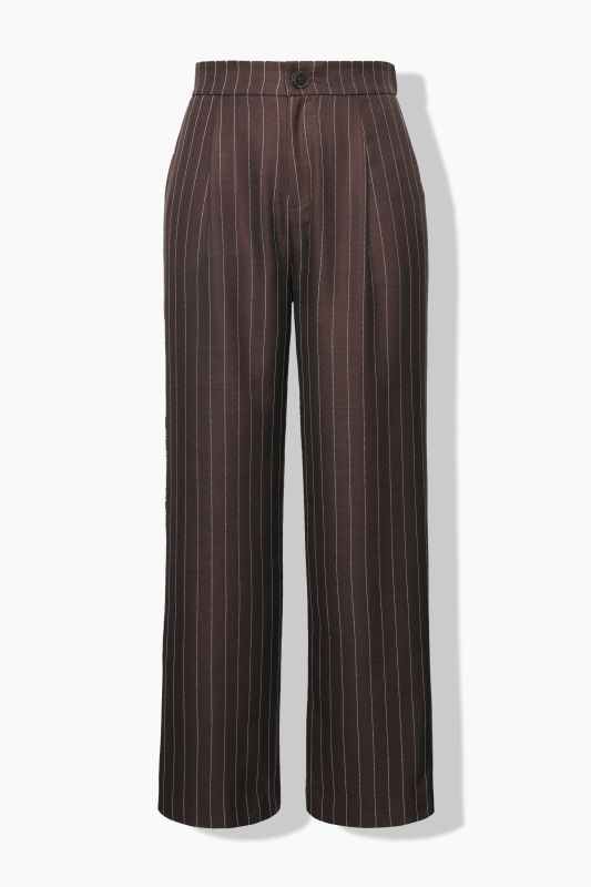 Shimmer Pinstripe Suiting Pants