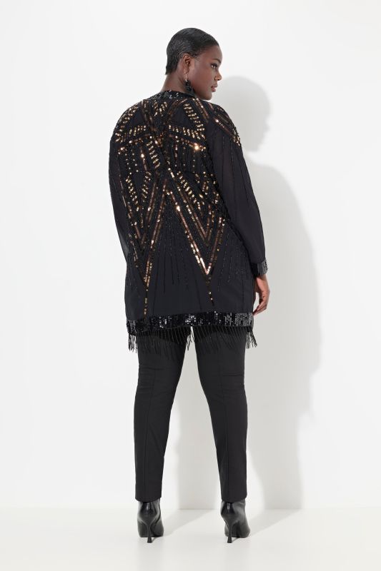 Sequined Embroidered Jacket