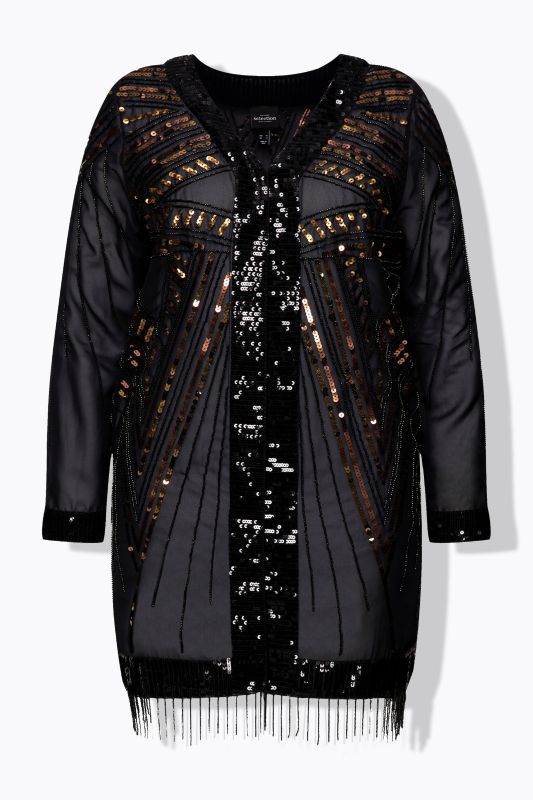 Sequined Embroidered Jacket