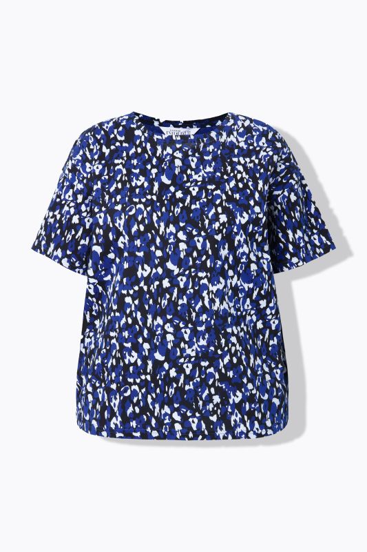 Leo Print Oversized Short Sleeve Tee