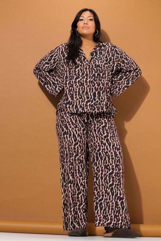 Leopard Print Pajama Set