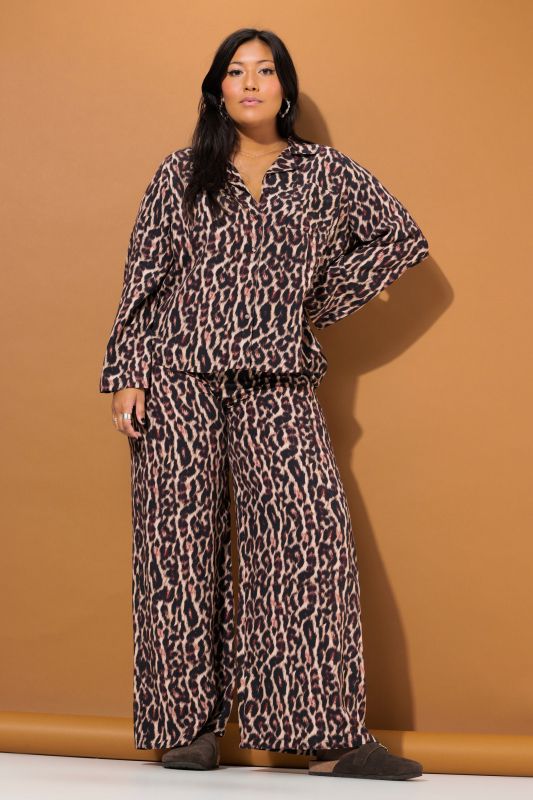 Leopard Print Pajama Set