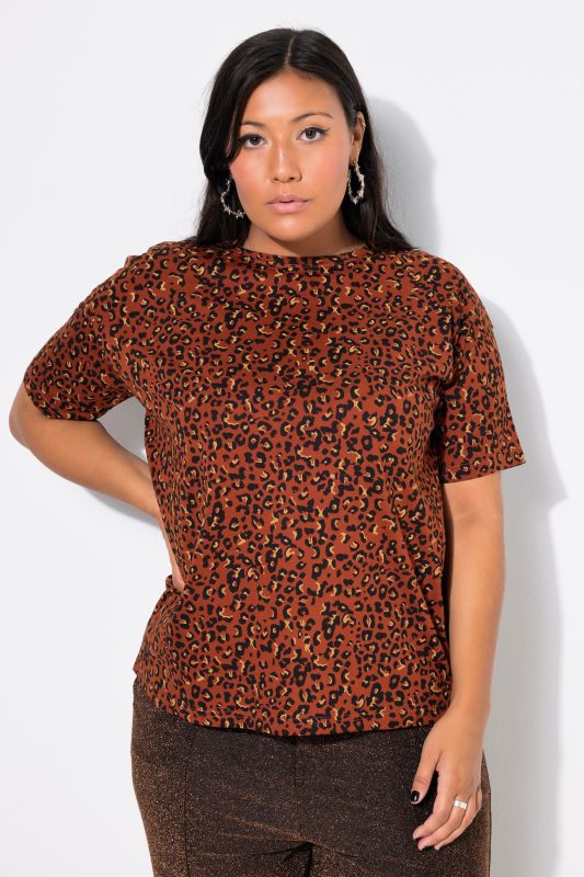 Oversized Leopard Print Tee