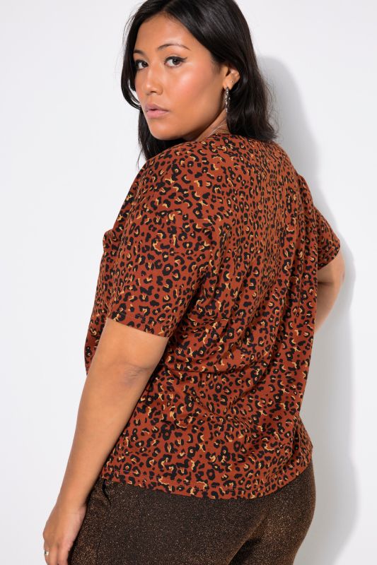 Oversized Leopard Print Tee