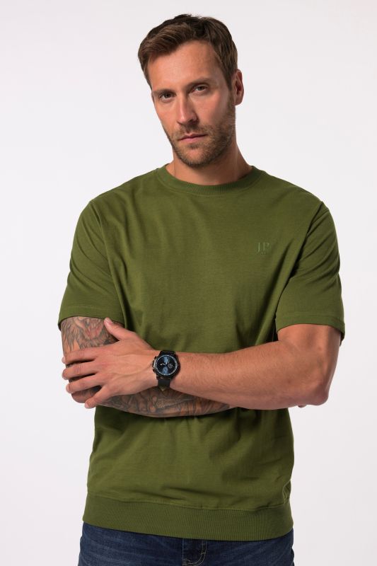 Stretch Hem Cotton Tee