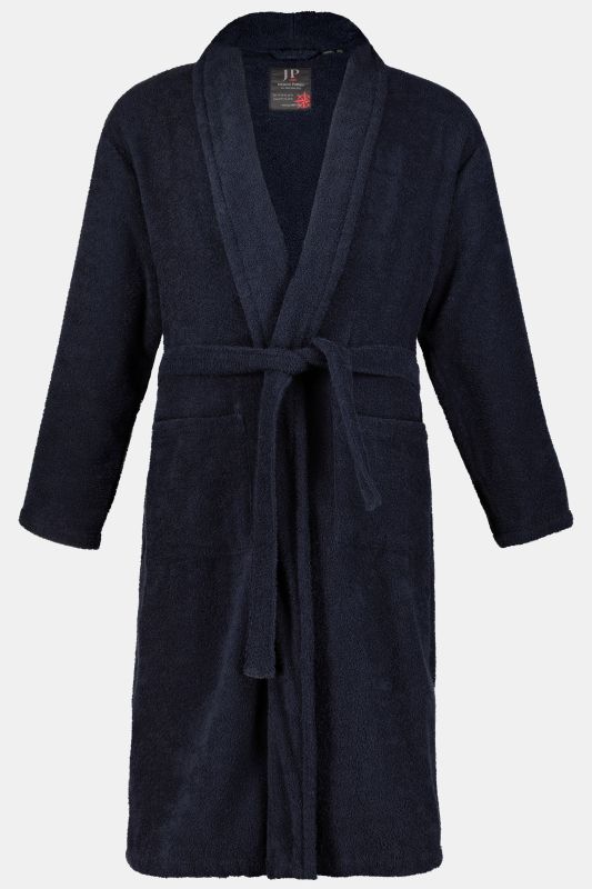 Terry Shawl Collar Pocket Bathrobe