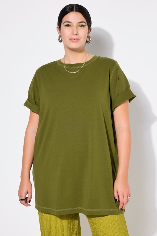 Round Neck Long Tee