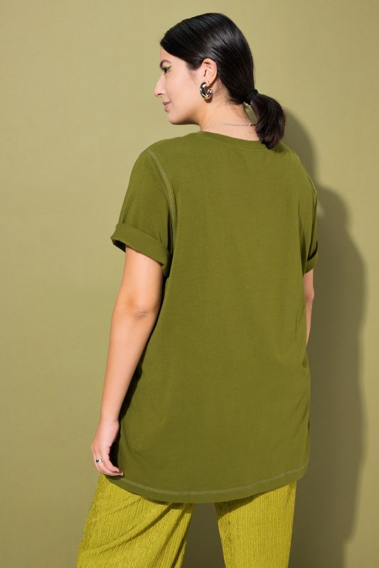 Round Neck Long Tee