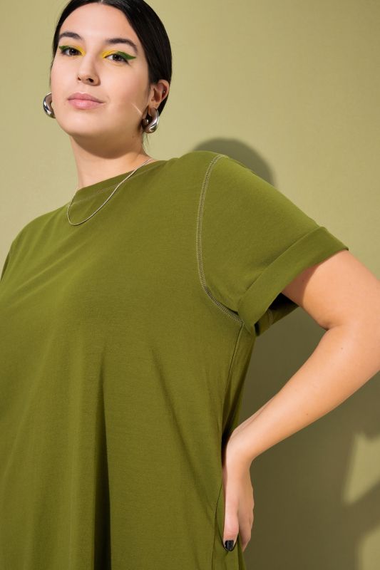 Round Neck Long Tee