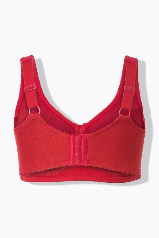 Jacquard Dot Wirefree Kelly Fit Support Bra