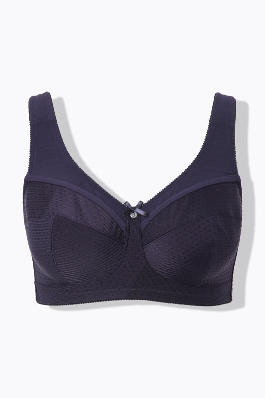 Jacquard Dot Wirefree Kelly Fit Support Bra