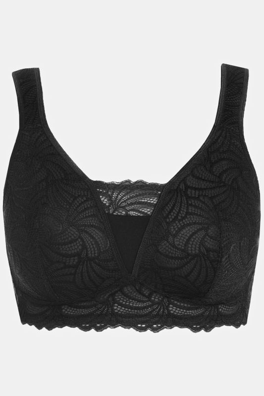 Lace Detail Wirefree Bralette