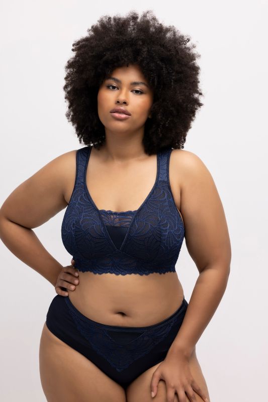 Lace Detail Wirefree Bralette