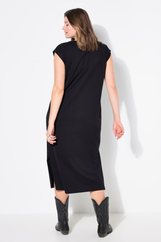 Classic Cap Sleeve Oversized  Fit Jersey Dress