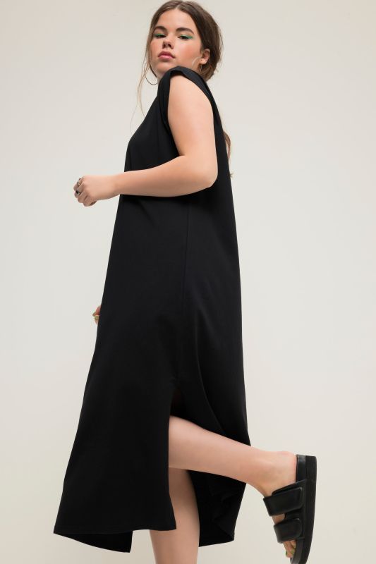 Classic Cap Sleeve Oversized  Fit Jersey Dress