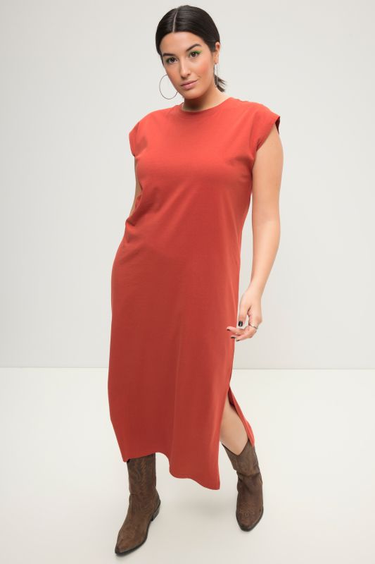 Classic Cap Sleeve Oversized  Fit Jersey Dress