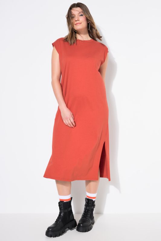 Classic Cap Sleeve Oversized  Fit Jersey Dress