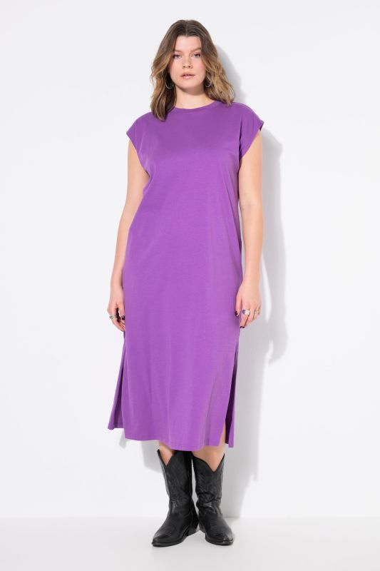 Classic Cap Sleeve Oversized  Fit Jersey Dress