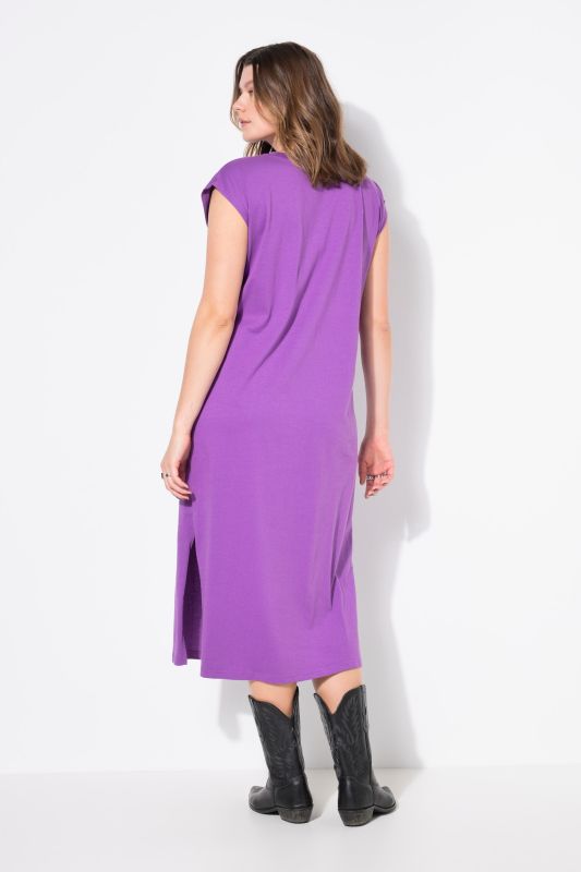 Classic Cap Sleeve Oversized  Fit Jersey Dress