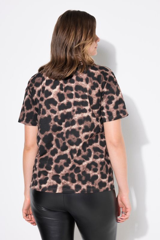 Leopard Print Studio Untold Embroidered Tee