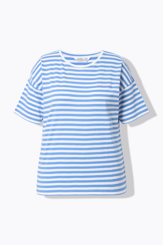 Striped City Embroidered Short Sleeve Tee