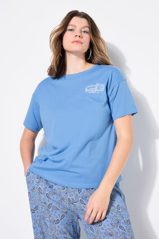 Lago Di Garda Short Sleeve Embroidered Logo Tee