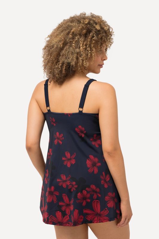 Floral Print Skirted Swimsuit