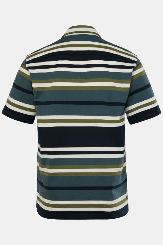 STHUGE piqué striped shirt