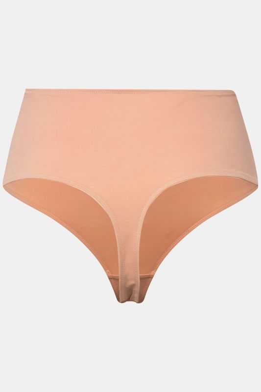 Lace Detail High Rise Thong