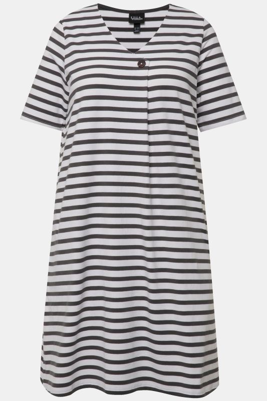 Striped Short Sleeve T-Shirt Dress