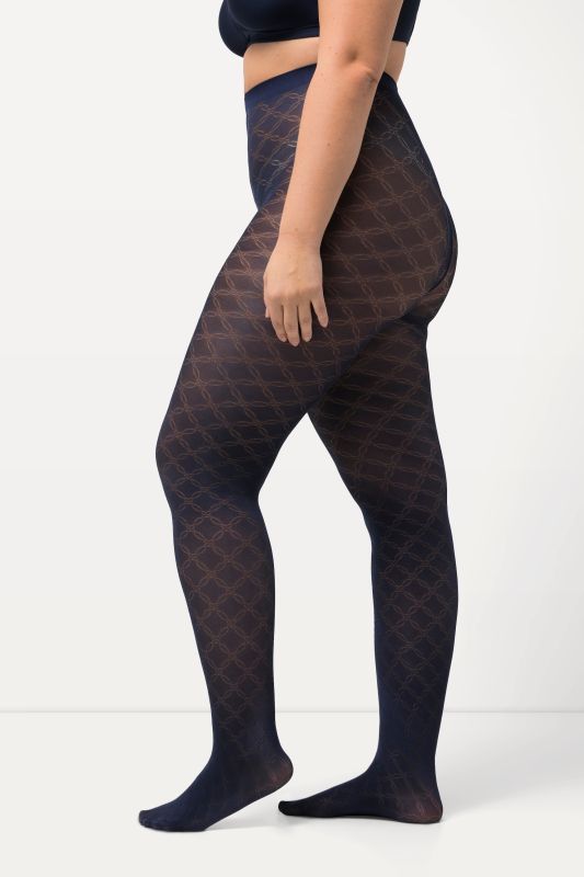 Sheer Argyle Stockings