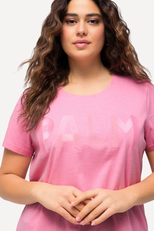 Palm Embroidered Short Sleeve Tee