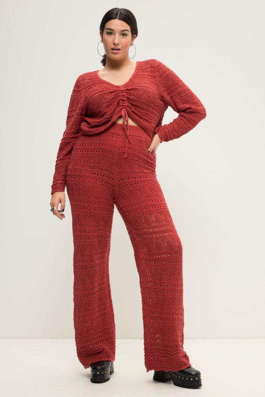 Openwork Knit Pants