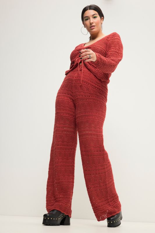 Openwork Knit Pants
