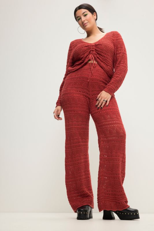 Openwork Knit Pants