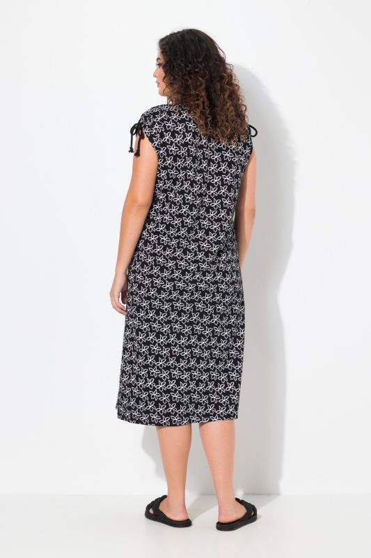Vinework Gathered Cap Sleeve Dress