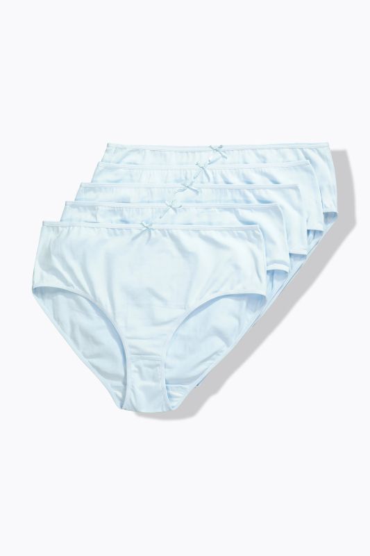 5 Pack of Stretch Cotton Panties - Solid