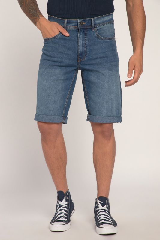 Stretch Denim Shorts