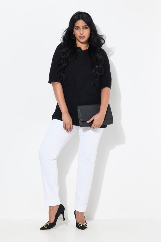 Stretch Fit Elastic Waist Chino Pants