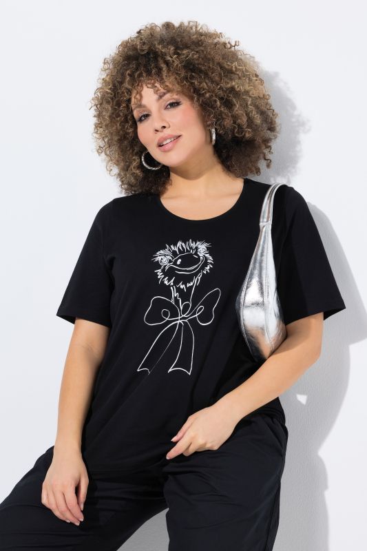 Ostrich Print Short Sleeve Tee