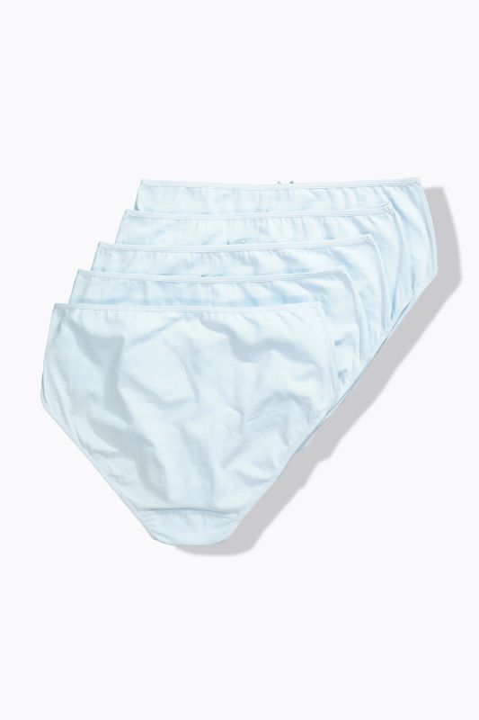 5 Pack of Stretch Cotton Panties - Solid