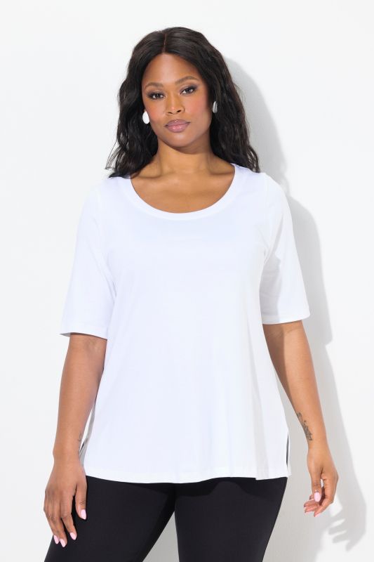 Pima Cotton A-line 3/4 Sleeve Tee