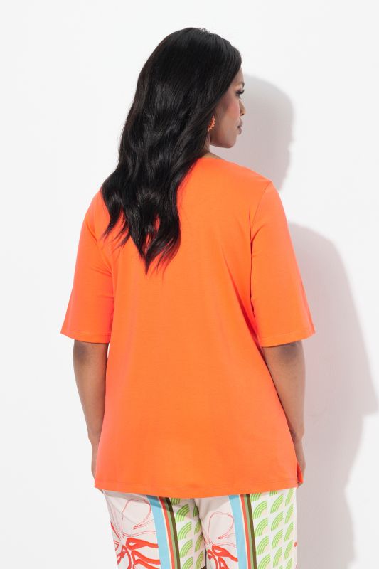 Pima Cotton A-line 3/4 Sleeve Tee