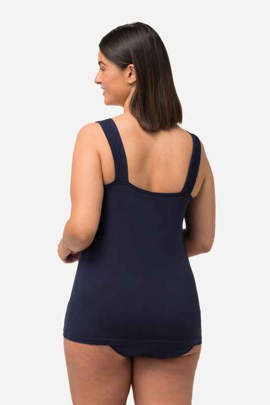 Lace Trimmed Sleeveless Undershirt