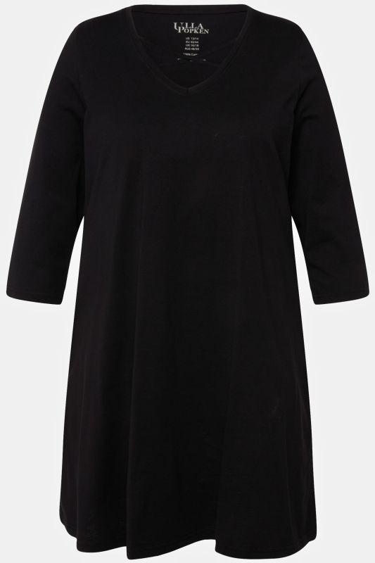 Criss Cross V-Neckline Swing Knit Tunic