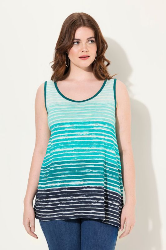 Gradient Striped Tank Top