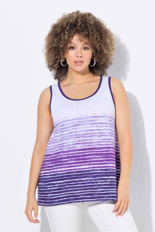 Gradient Striped Tank Top