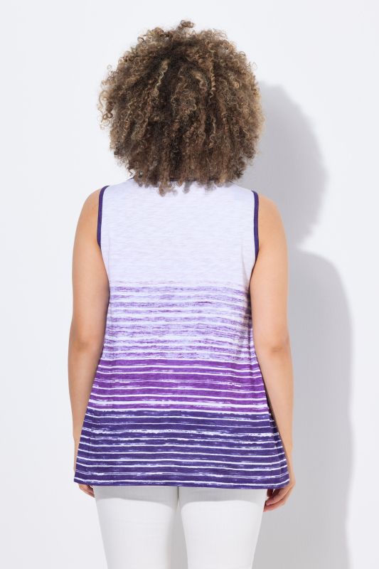 Gradient Striped Tank Top