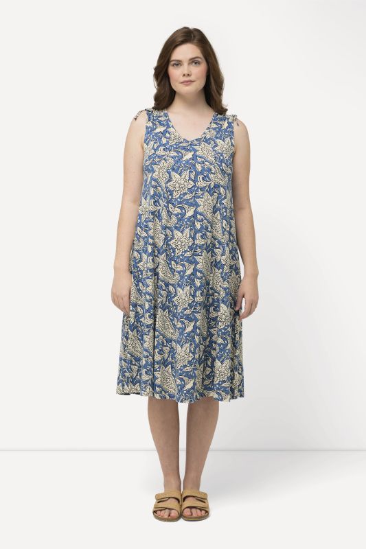 Eco Cotton Sleeveless Paisley Dress